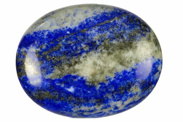 1.7" Polished Lapis Lazuli Pocket Stone  - Photo 1